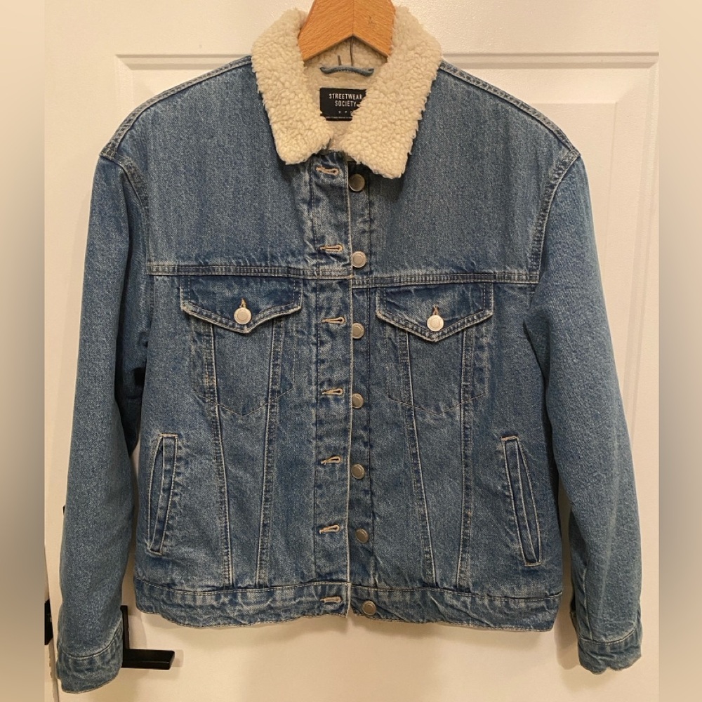 Sherpa Lined Jean Jacket